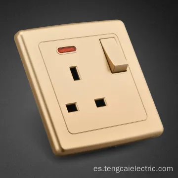 Nuevo enchufe de interruptor de luz de pared eléctrica 13A zócalo